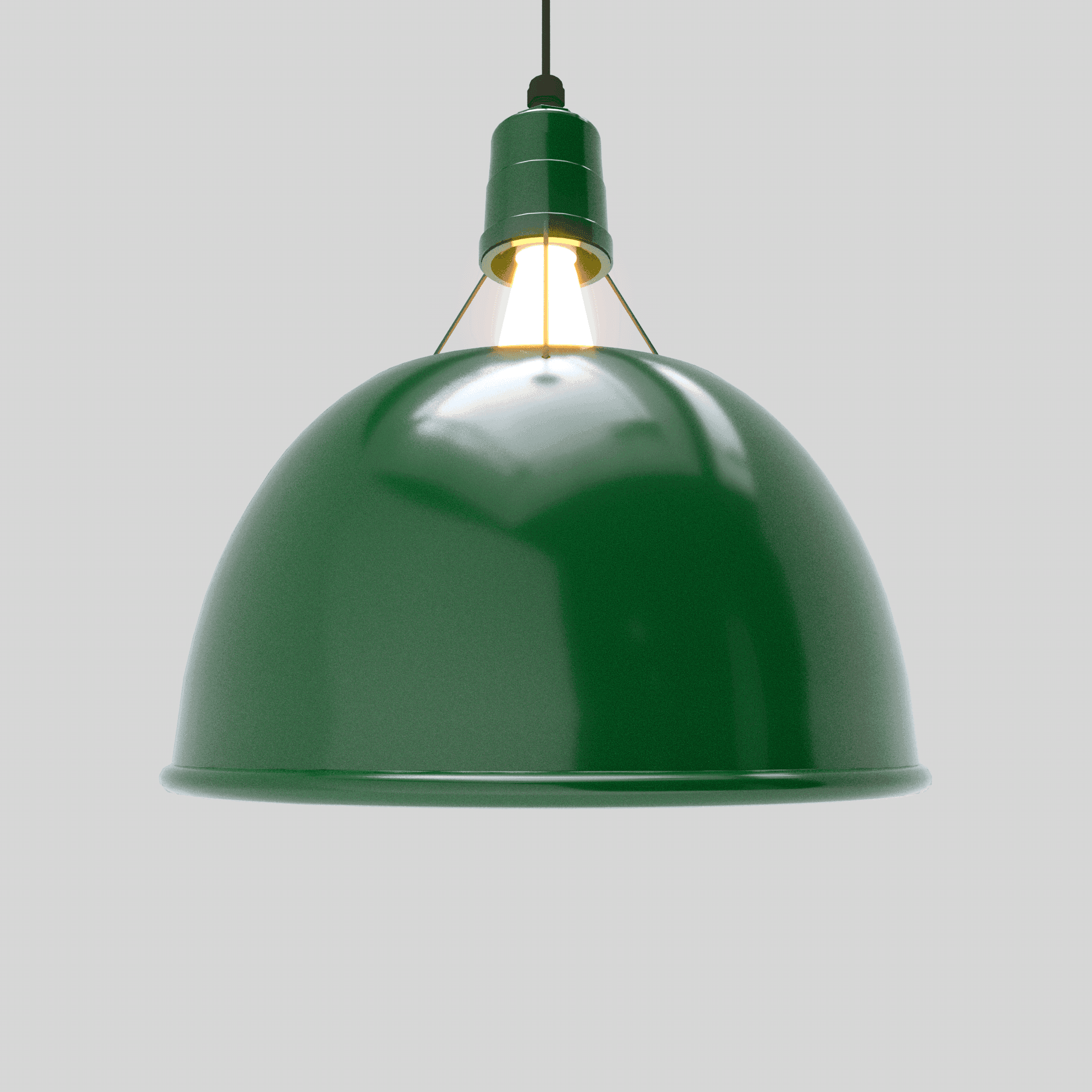 Uplight Reflector with Wood Topper - View 2