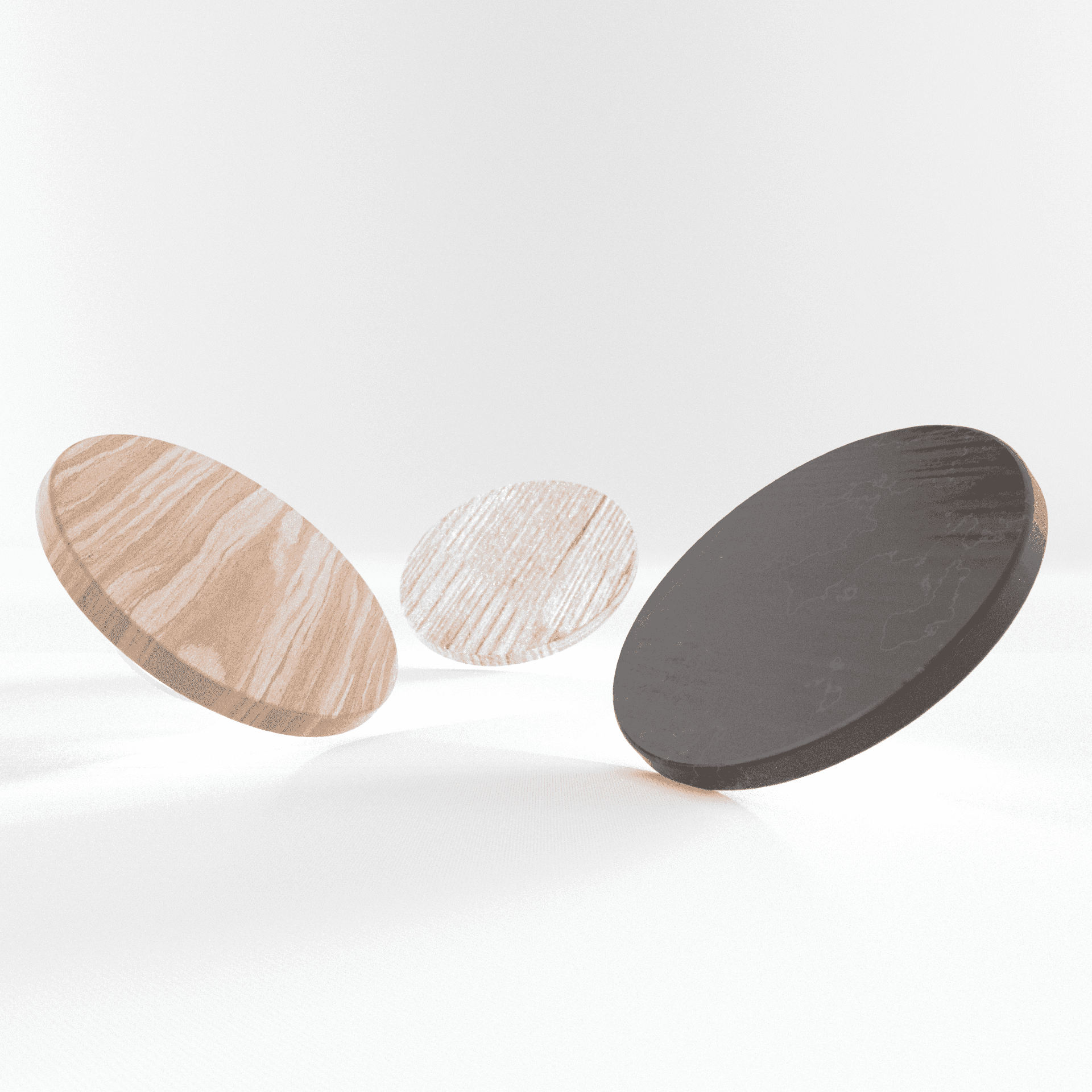 Nola Wood Disc Sconce - View 1