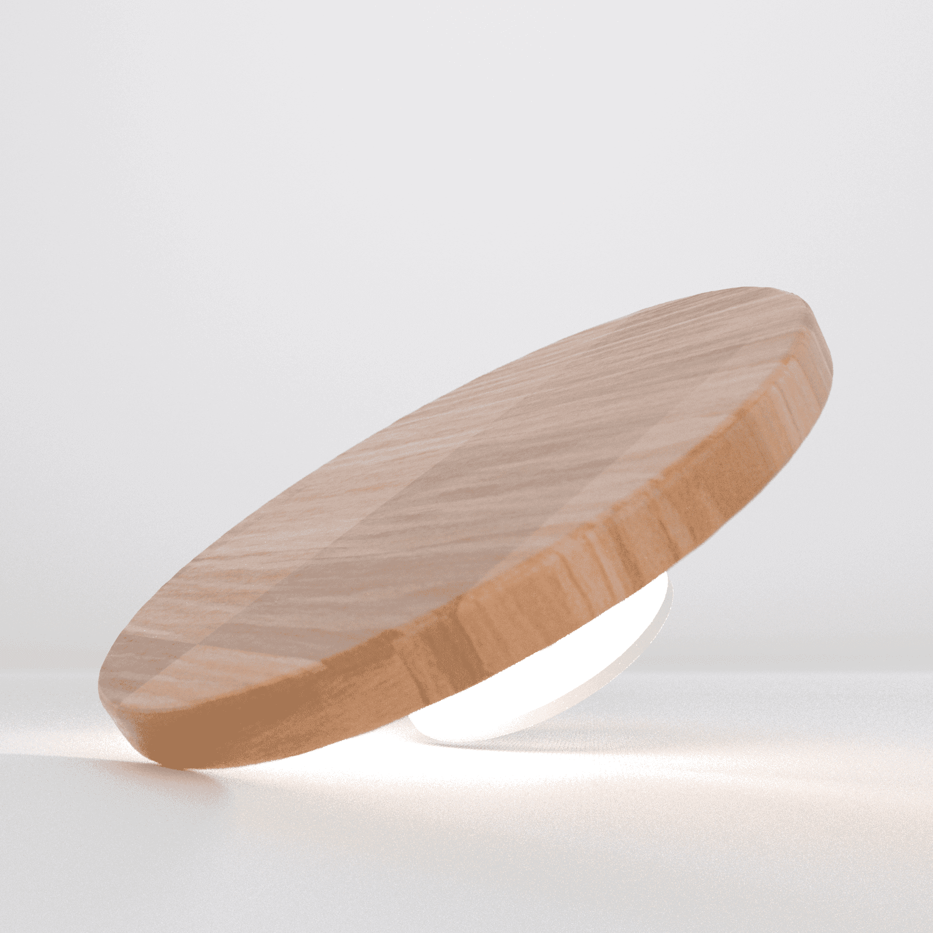 Nola Wood Disc Sconce - View 2