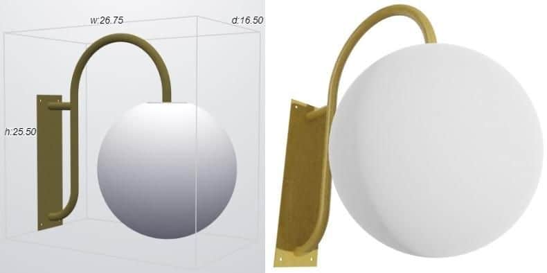 HQ00213 - Wet Location Polycarbonate Globes - alternate view