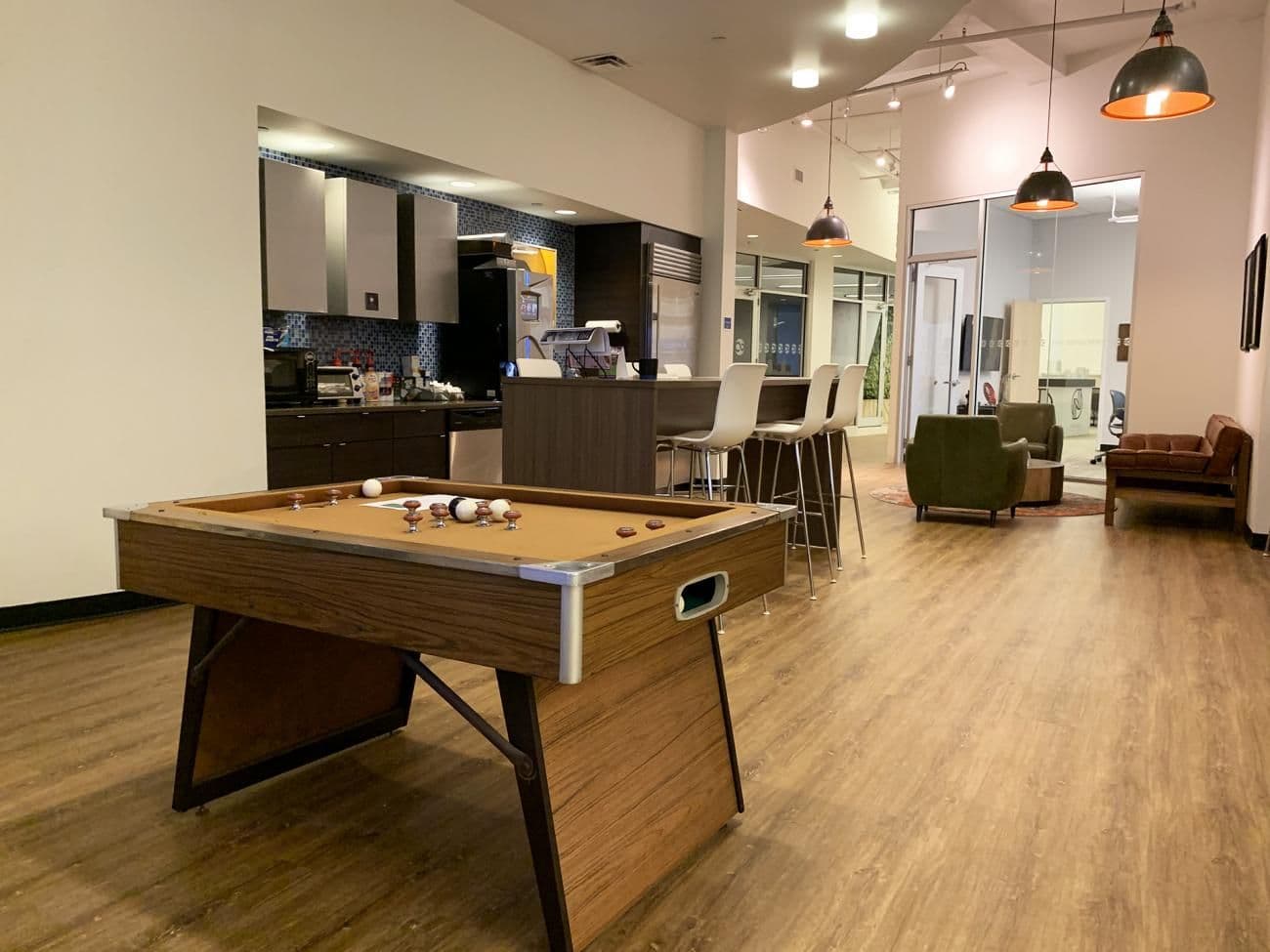 Uplight Reflector with Wood Topper - View 4