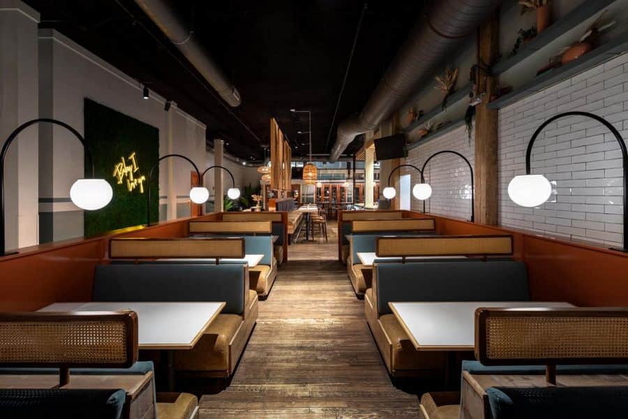 Pallone - Glass Pendant with Wood Top Accent - alternate view