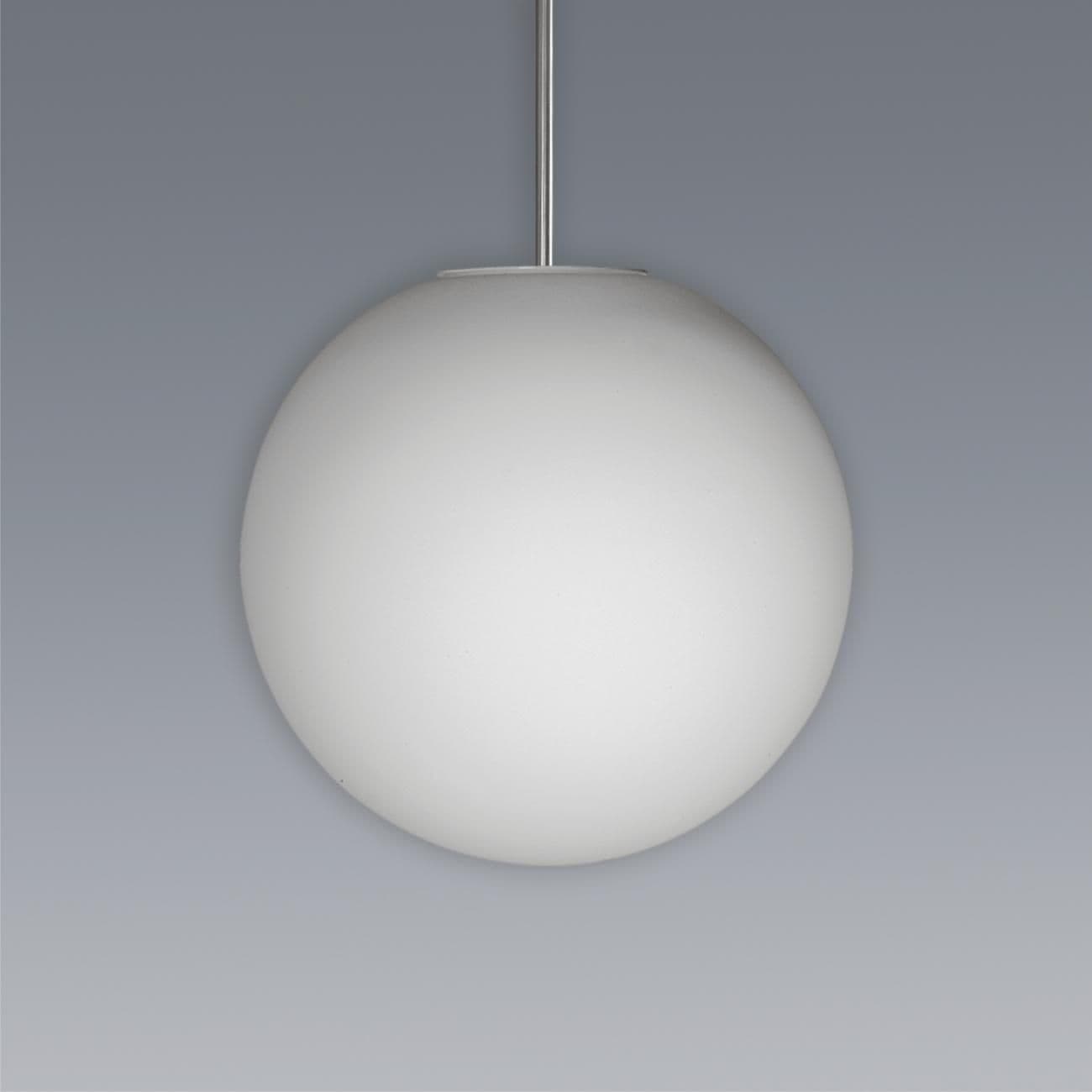 Pallone - Glass Pendant with Wood Top Accent - View 4