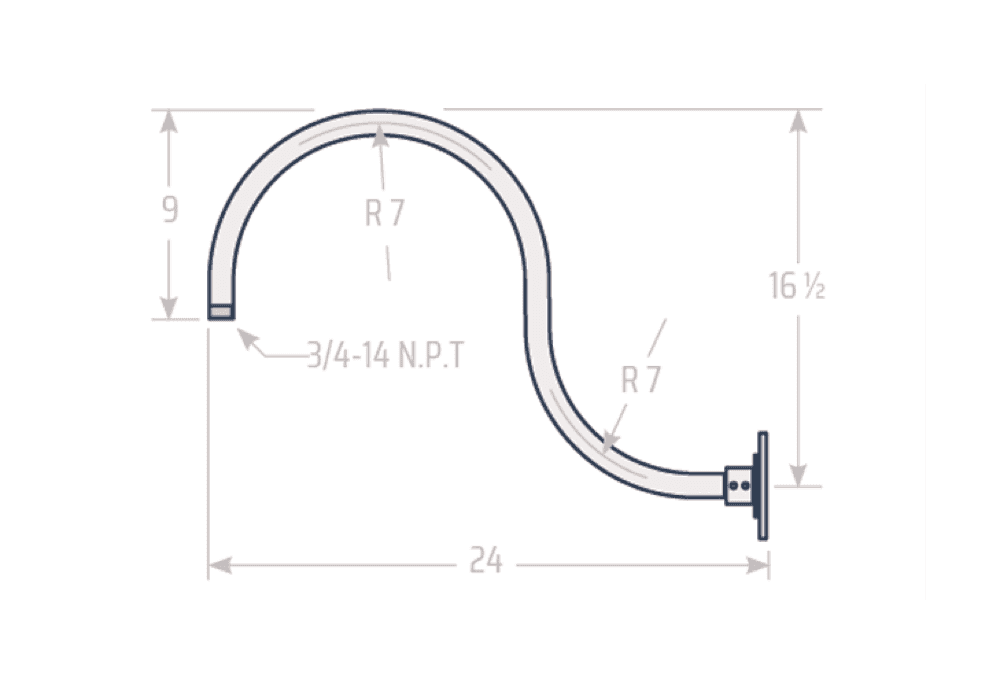 Gooseneck Top - Top Mounted - View 11