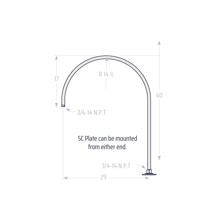 Gooseneck Top - Top Mounted - View 10