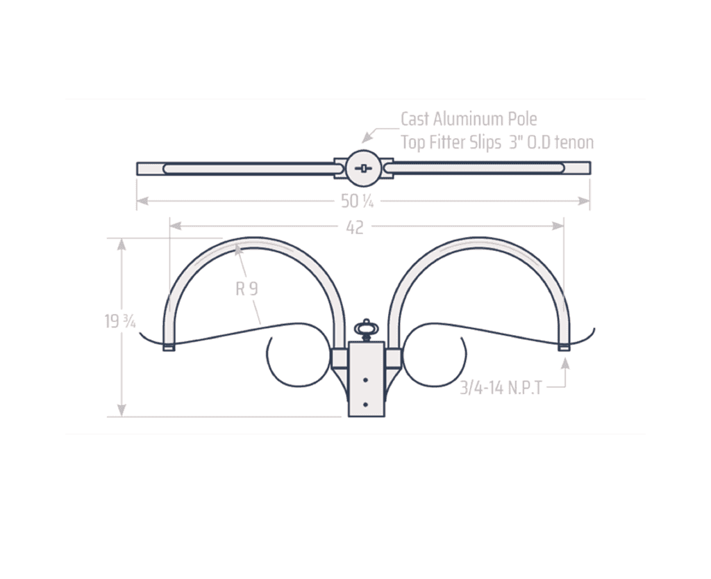 Pole Top Bracket - View 5