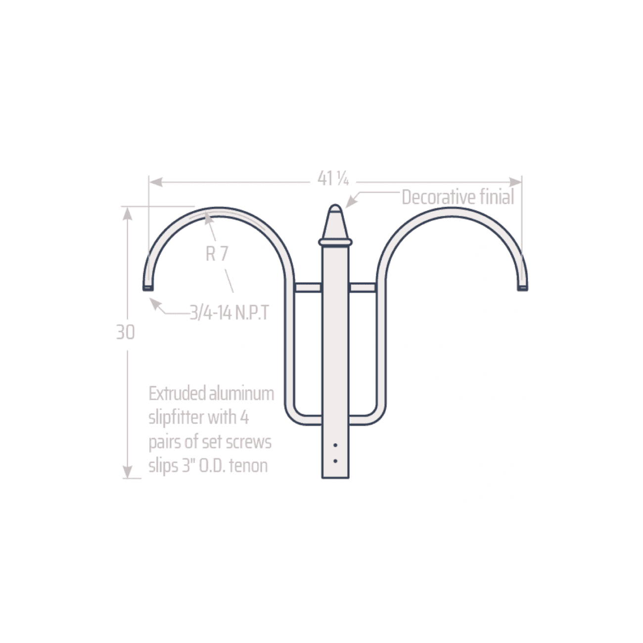 Pole Top Bracket - View 7