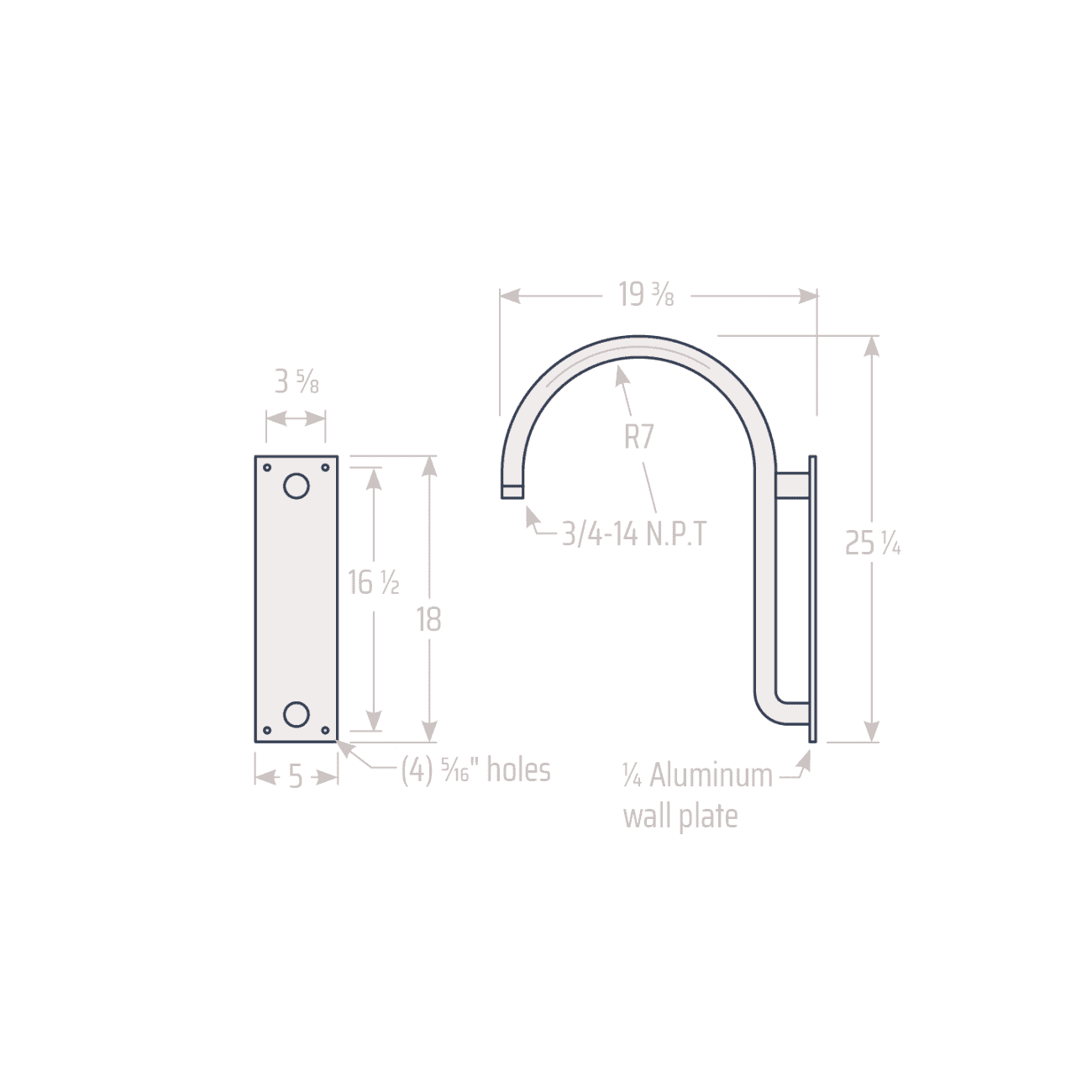 Wall Brackets - View 3