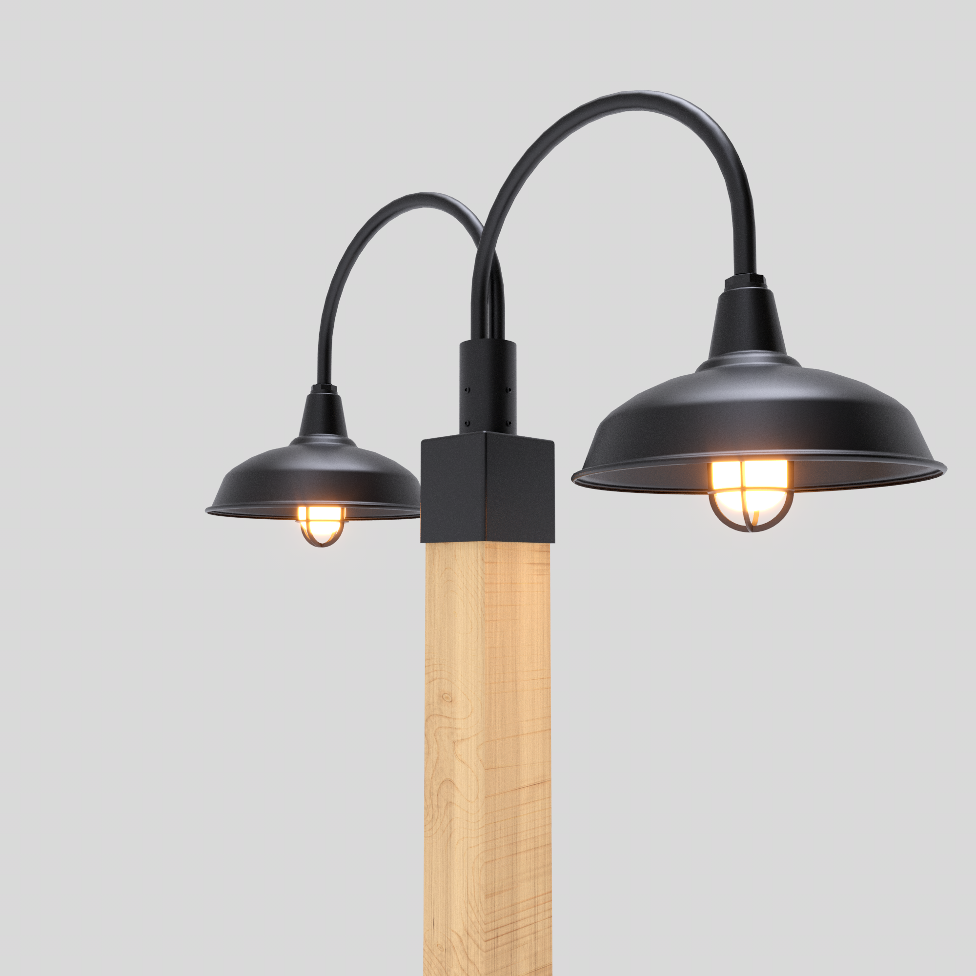 Double Pole Top for Madeira Wood Pole