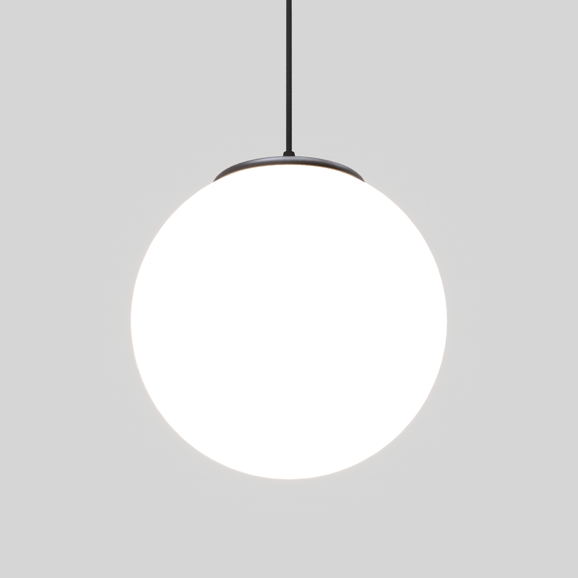 8" Pianeta White Acrylic  Globe -  Pendant