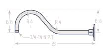 23" Style A Gooseneck
