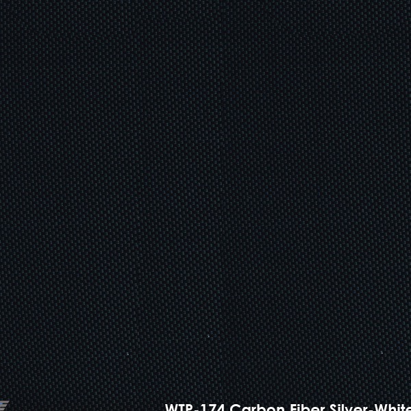 Carbon Fiber Silver-White Check Fade