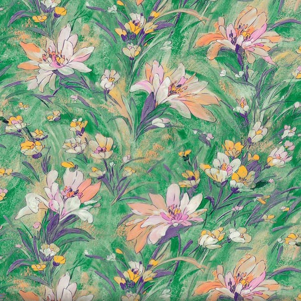 Flower-Dark Green
