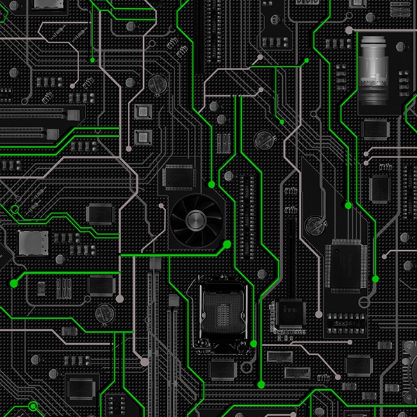 Tech Tron Green